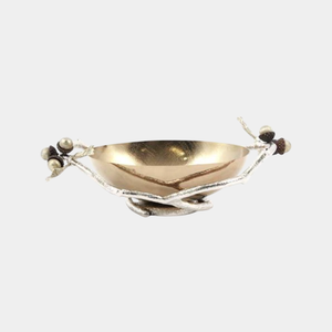 Cuenco con diseño de flores doradas de calidad creativa, cuenco central, diseño elegante, cuenco decorativo para servir comida y nueces a la venta - Product Image 5