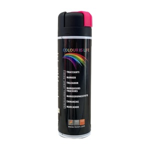 Pintura en aerosol acrílica rosa fluorescente, 500 ml. (Faren 8VG500) - Product Image 1