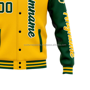 MCACVJ-161 de veste universitaire de marque Premium Corporate Team avec col montant et logo de broderie sur le devant Vente en gros - Product Image 6