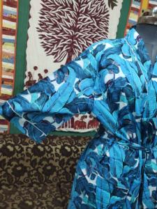 Motif floral 100% coton Kimono Robe pour femmes meilleurs cadeaux printemps été automne-hiver bloc imprimé Robe de chambre demoiselle d'honneur - Product Image 4