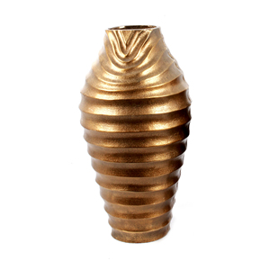 Antique Aluminium Casted Flower Vase With Bronze Antique Finishing Home & Table Decorative Accessories at Low Price Flower Vase - Product Image 4