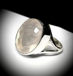 925 Sterling Silver Classic Designer <b>Ring</b> Natural Rose <b>Quartz</b> Oval Gemstone Bezel Setting Perfect Wedding Anniversary Gift for - Product Image 5