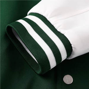 Venta al por mayor personalizados últimos diseños de invierno de cuello alto de manga larga Letterman chaqueta de los hombres 2025 personalizable - Product Image 4