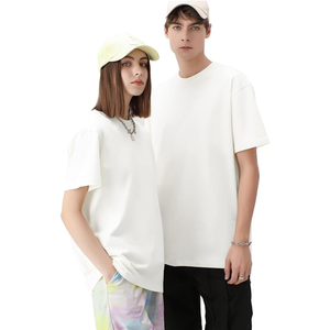 เสื้อยืดผ้าฝ้าย100% โอเวอร์ไซส์สำหรับผู้ชายพิมพ์ลายแบบกำหนดเองเสื้อยืดพิมพ์ลายเฮฟวี่เวท - Product Image 2