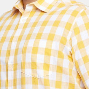 Camisas a Rayas para Hombre Hechas de Poliéster/Algodón, Manga Corta, Personalizables, Ecológicas, Ropa Casual Elegante de Verano de la India - Product Image 2