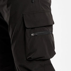 Pantalones de trabajo de Otoño de peso medio Joggers de pierna recta ecológicos transpirables oscuros para hombres para deportes y uso informal - Product Image 6