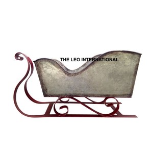 Trineo de Navidad con forma única de Metal de hierro, estilo elegante, hecho a mano, superventas, trineo de Navidad de la más alta calidad - Product Image 3