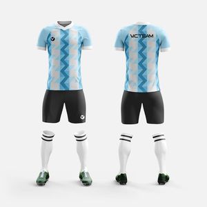 2025 unisexe personnalisé de haute qualité vêtements de football à séchage rapide en gros maillot de football ensemble Sublimation fabriqué en Argentine pour l'entraînement - Product Image 3