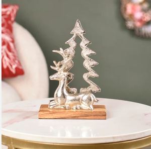 Rústico Reno Ornamento Metal Hecho a mano Granja Navidad Mesa Decoración-Regalo festivo - Product Image 6