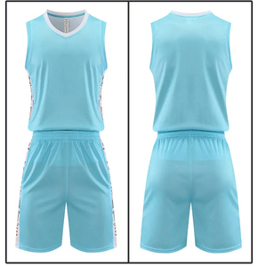 2026 nouveau Design maillot de basket-ball respirant 100% Polyester grande taille plaine contraste impression Sublimation en gros vêtements de basket-ball - Product Image 6