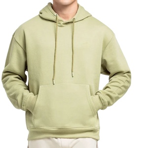 Men's 100% Cotton Hoodie Lightweight Custom logo Blank High Quality Hooded <b>Sweatshirts</b> Pullover Hoodie for Men - Product Image 3