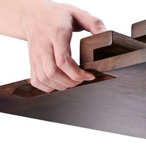 Planche à fromage en bois au design de qualité supérieure, parfaite pour la maison et l'hôtel, ustensiles de cuisine, décoration intérieure, planche à découper durable en acier inoxydable, Inde - Product Image 3