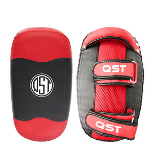 เป้าเตะโค้งคุณภาพสูงสำหรับศิลปะการต่อสู้  โลโก้สั่งทำได้  ขายส่ง  เป้าเตะเทควันโด  เป้าซ้อมมวยไทย MMA  ทำจากหนัง PU - Product Image 1