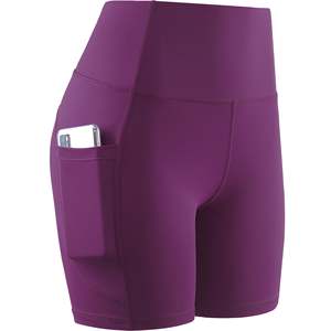 Pantalones cortos de gimnasio sin costuras de secado rápido de cintura alta para mujer, pantalones de Fitness para levantamiento de glúteos para deporte, correr, Yoga, pantalones cortos de entrenamiento con patrón sólido - Product Image 4