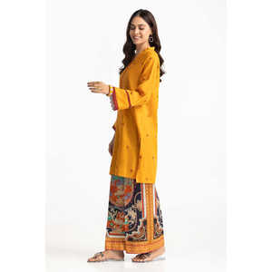 Camisa Jacquard con Adornos y Pantalón Estampado IUSTTS-314 con Decoración Bordada - Product Image 2