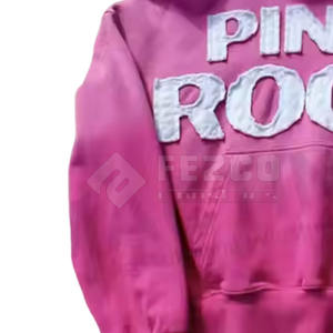 Meilleure qualité hommes en détresse broderie Hoodies 100% coton à prix raisonnable Top produit avec col à capuche - Product Image 5