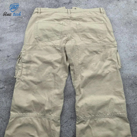 Pantalon cargo multi-poches léger 100% coton, taille plus, élastique, personnalisé pour hommes, nouveauté 2025