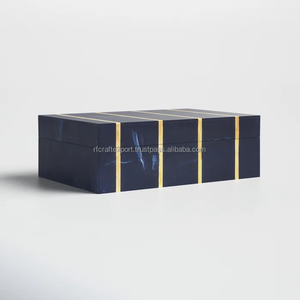 Caja de joyería con incrustaciones de hueso, superventas, elegante collar con incrustaciones de hueso y caja de anillo para pulsera - Product Image 4