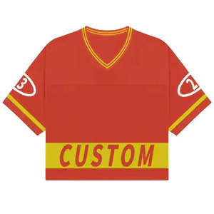 Camisetas personalizadas de la mejor calidad, camiseta de fútbol americano de Nueva temporada, camisetas de fútbol Vintage de secado rápido por sublimación - Product Image 5