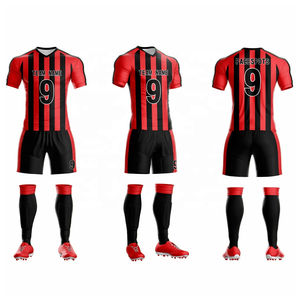 Uniforme de football de haute qualité Kit d'uniforme de football d'usine direct à séchage rapide hommes vêtements de football d'équipe de jeunesse personnalisés avec le logo du club - Product Image 5