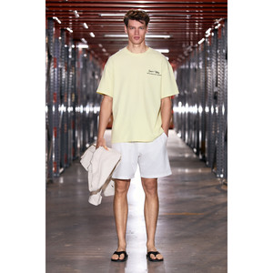 T-shirt surdimensionné pour homme GRIMELANGE FRIO, col rond, coton biologique, imprimé et brodé - Product Image 5