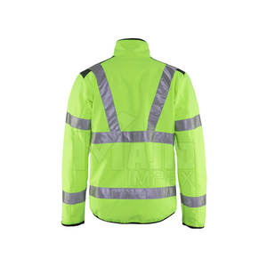 Chaqueta de Seguridad para la Construcción, Alta Visibilidad, Reflectante, Fluorescente, Impermeable, para Trabajo en Exteriores - Product Image 2