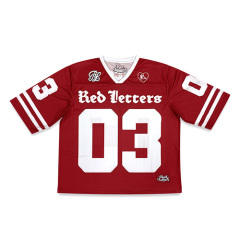 T-shirt en maille rétro à impression personnalisée pour hommes Vente en gros Polyester Baggy Sports Football Jersey T Shirt T-shirt pour hommes - Product Image 4