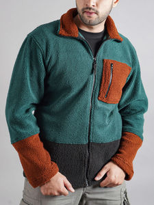 OEM Service Custom Design Blank Wholesale Sherpa Wool <b>Jacket</b> With Fleece <b>Zip</b> <b>up</b> <b>Jacket</b> Custom Sherpa Fleece <b>Jacket</b> Men - Product Image 6