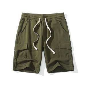 กางเกงวอร์มทรงตรงผู้ชายขาสั้นลำลองสไตล์อเมริกันแฟชั่นฤดูร้อน - Product Image 1