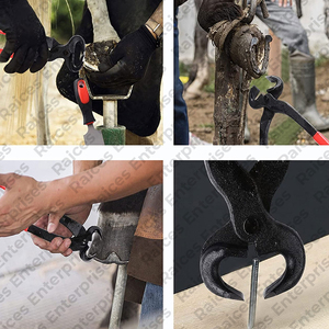 Kit d'outils de maréchal-ferrant fait à la main de qualité supérieure Instrument vétérinaire avec extracteur de sabot - Product Image 4