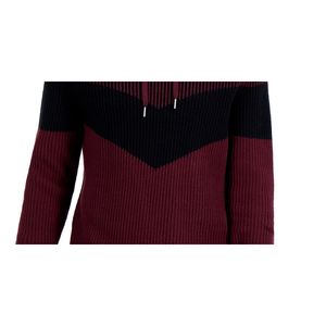 Felpa con Cappuccio da Uomo INC International Concepts, Taglia XX-Large, Rossa con Blocchi di Colore, Abbigliamento Invernale Lavorato a Maglia con Stampa Serigrafica - Product Image 3