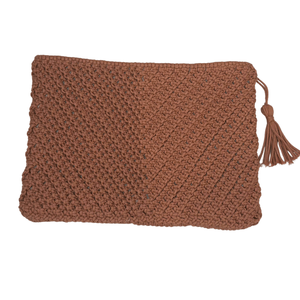 Fabriqué à la main Vintage Crochet dames sac à main doux personnalisable écologique Polyester coton doublure bouton fermeture cadeau parfait - Product Image 2