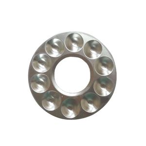 Paleta Mezcladora de Cosméticos de Acero Inoxidable de 10 Compartimentos para Maquillaje, Arte de Uñas y Mezcla de Base - Product Image 1