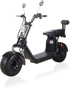Motocicleta Eléctrica de Alta Calidad de 2000W con Neumáticos Anchos, Velocidad Máxima de 40 MPH, Autonomía de 50 Millas, Doble Freno de Disco - Product Image 1