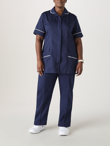 Meilleures ventes en gros, uniformes d'hôpital personnalisés avec logo de marque, en tissu poly/coton, ensembles de blouses médicales, plusieurs options de couleurs - Product Image 4