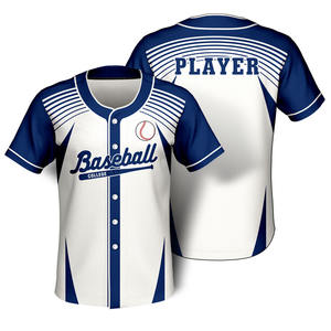 Meilleure vente en gros de l'usine Maillot de baseball Design gratuit Maillot de baseball personnalisé pour hommes fabriqué par cintre Impex - Product Image 6