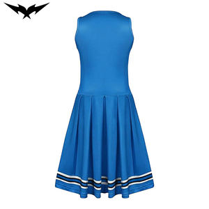 High Quality Women's Dance Performance <b>Cheerleading</b> Uniforms Sublimation Printing Shiny Crystal Applique Girls' Cheer Uniforms - Product Image 2