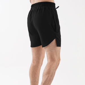 Running Gym <b>Shorts</b> Quick Dry Athletic Workout <b>Shorts</b> Swimming Beach Board <b>Shorts</b> With <b>Zip</b> <b>Pockets</b> - Product Image 2