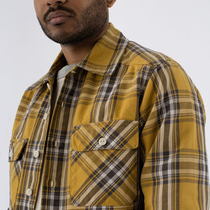 Camisas de madera de manga larga informales para hombre de la mejor calidad hechas de material transpirable - Product Image 3