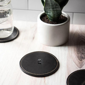 แผ่นรองแก้วหนังแท้สำหรับร้านอาหาร - Product Image 5