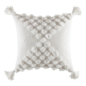 Housse de coussin 100% coton durable taie d'oreiller lavable avec motif géométrique et à pois coussins personnalisables pour un usage domestique - Product Image 2