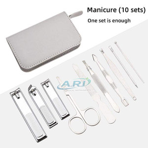 Kit de Manicura Portátil 10 en 1, Set de Herramientas para el Cuidado de las Uñas, Set de Manicura Profesional Premium - Product Image 3