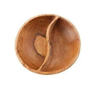 Fait à la main en bois de qualité supérieure énorme demande servant du bois de manguier noix de coco lune bol pour hôtels restaurants maison table à manger - Product Image 3