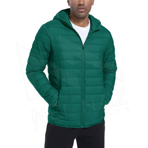 Veste bouffante à capuche légère à col montant pour hommes Manteau en duvet personnalisé de style High Street pour l'hiver Vêtements d'extérieur - Product Image 1