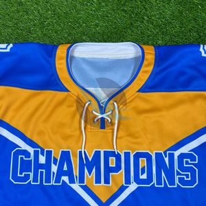 Tissu respirant pour maillot de hockey sur glace personnalisable avancé avec performance durable conçu pour un confort et une usure maximales - Product Image 3