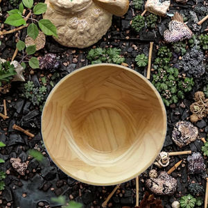 Bol rond en bambou poli écologique résistant à la chaleur pour le riz des enfants et le camping - Product Image 2