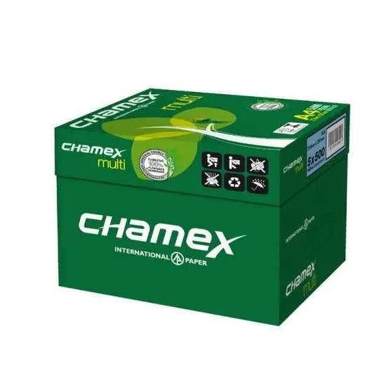 Papel de copia Chamex de alta calidad A4 80GSM, 75GSM y 70GSM a precio barato Fabricante de Alemania en todo el mundo Exportaciones