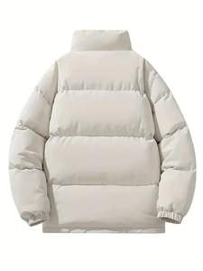 Veste d'hiver coupe-vent pour homme, col montant, respirante, en duvet, 100 % polyester/coton, en vente en ligne - Product Image 5