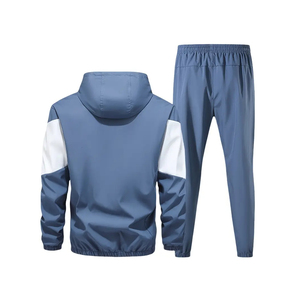 Ensemble de survêtement 2 pièces pour homme avec logo personnalisé, été/hiver, nouvelle arrivée, léger et confortable, OEM, taille plus, survêtement deux pièces - Product Image 2