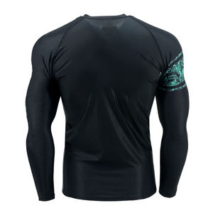 Camiseta Deportiva Personalizada 2024 con Estampado por Transferencia de Calor, Manga Larga, Secado Rápido, Compresión, Protección UV, Ropa Interior para Hombre, Poliéster/Spandex - Product Image 2